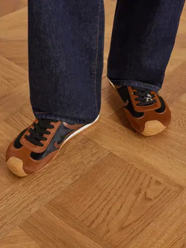 Loewe Ballet Runner 2.0 Logo-appliquéd Calf Hair And Leather Sneakers | Thumbnail 2 Loewe Ballet Runner 2.0 Logo-appliquéd Calf Hair And Leather Sneakers | Thumbnail 2