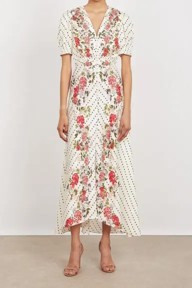 Saloni Lea Long Dress | Thumbnail 2