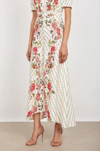 Saloni Lea Long Dress | Thumbnail 5
