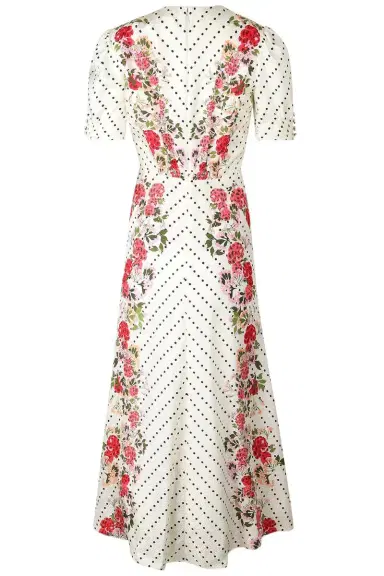 Saloni Lea Long Dress | Thumbnail 7