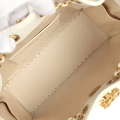 Chanel Chanel Mini 25 Hobo Bag White Caviar Antique Gold Hardware | Thumbnail 8
