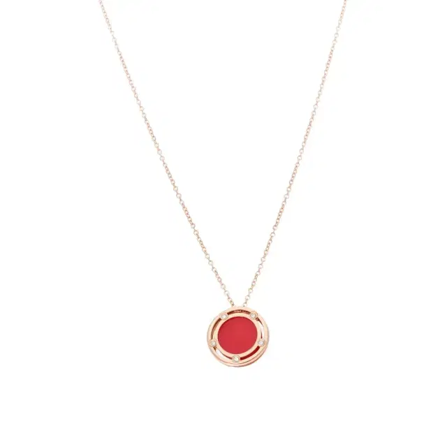 Damiani Damiani D. Side 18K Rose Gold Diamond & Carnelian Pendant Necklace by The Solist