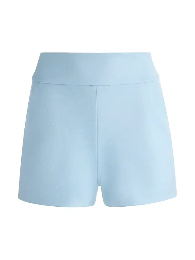 ALICE + OLIVIA Women's Donald Solid Shorts - Carolina Blue