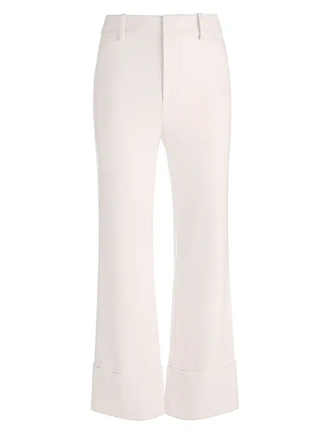 ALICE + OLIVIA Women's Alexander Faux-Leather Pants - White