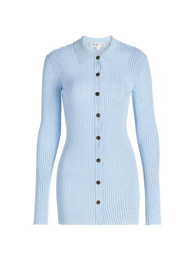 Ronny Kobo Women's Denzel Rib-Knit Cardigan - Skyway
