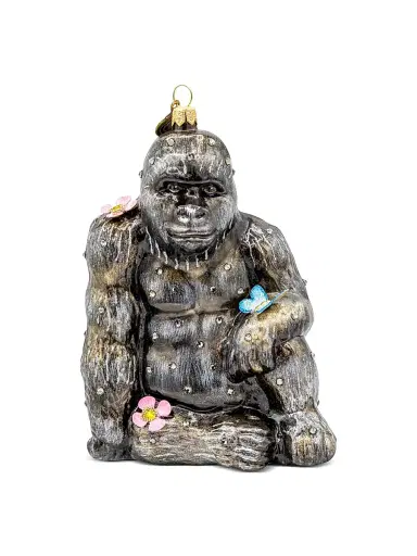 Jay Strongwater Primrose King Christmas Ornament | Thumbnail 1 Jay Strongwater Primrose King Christmas Ornament | Thumbnail 1