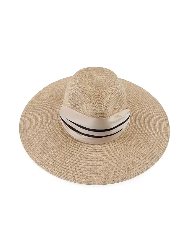 Eugenia Kim Women's Cassidy Packable Woven Sun Hat - Beige