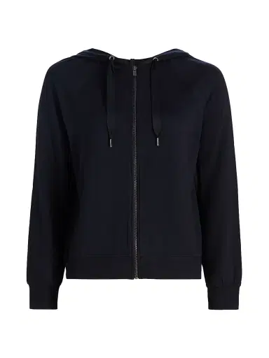 MAJESTIC FILATURES Women's French Terry Zip-Front Hoodie | Thumbnail 1 MAJESTIC FILATURES Women's French Terry Zip-Front Hoodie | Thumbnail 1
