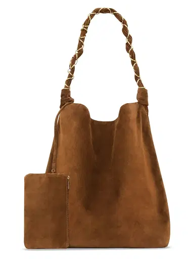 Saint Laurent Women's Amalia in Suede Shoulder Bag | Thumbnail 5 Saint Laurent Women's Amalia in Suede Shoulder Bag | Thumbnail 5