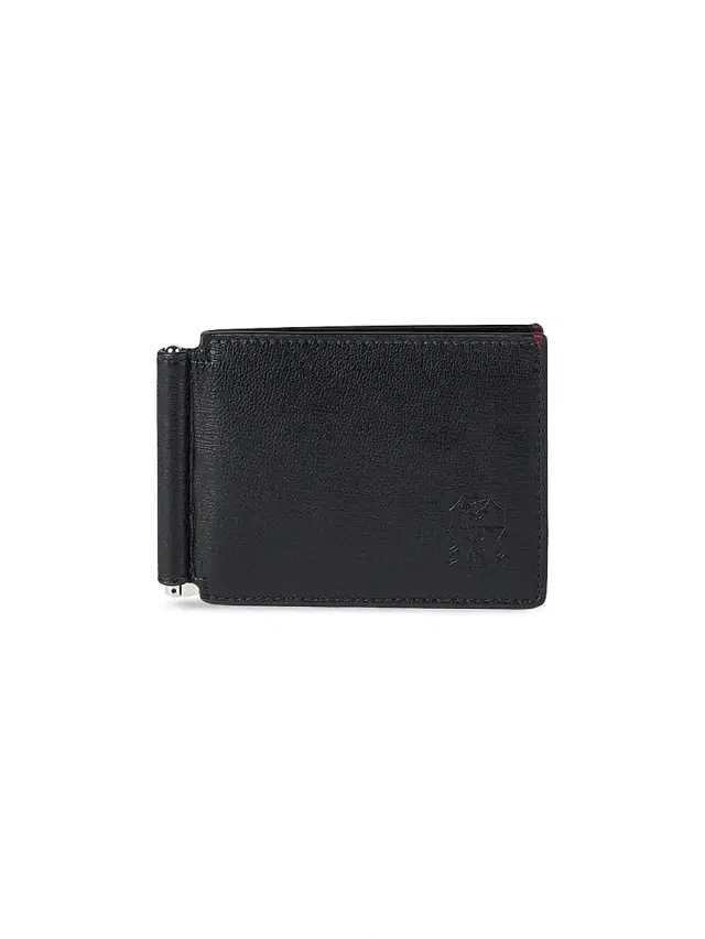 Brunello Cucinelli Men's Grained Leather Money Clip Wallet - Black
