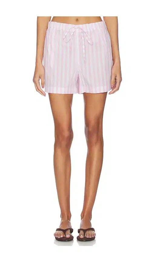 Hunza G Cabana Stripe Embroidered Shorts