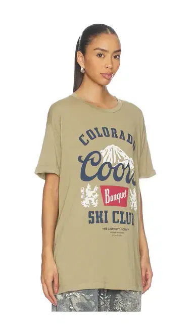 The Laundry Room Coors Colorado Ski Club Oversized Tee | Thumbnail 2