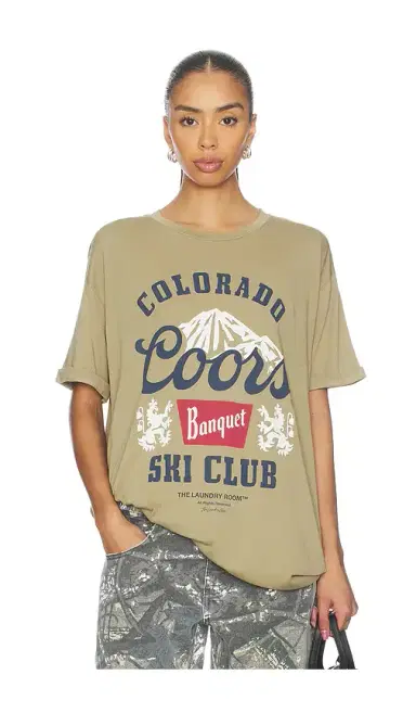 The Laundry Room Coors Colorado Ski Club Oversized Tee | Thumbnail 1