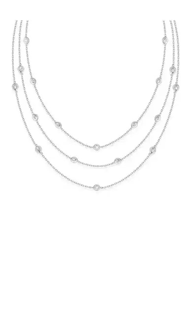 Ettika Crystal Dot Layered Necklace | Thumbnail 2 Ettika Crystal Dot Layered Necklace | Thumbnail 2