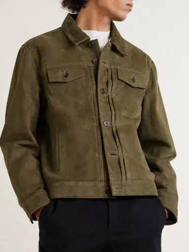 OFFICINE GÉNÉRALE Liam Suede Jacket - Men | Thumbnail 3