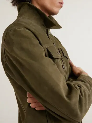 OFFICINE GÉNÉRALE Liam Suede Jacket - Men | Thumbnail 5