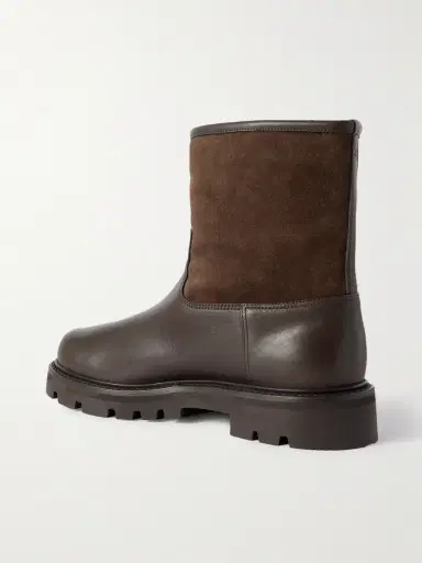 Loro Piana Suilven Walk Shearling-Lined Suede and Leather Boots - Men | Thumbnail 3 Loro Piana Suilven Walk Shearling-Lined Suede and Leather Boots - Men | Thumbnail 3