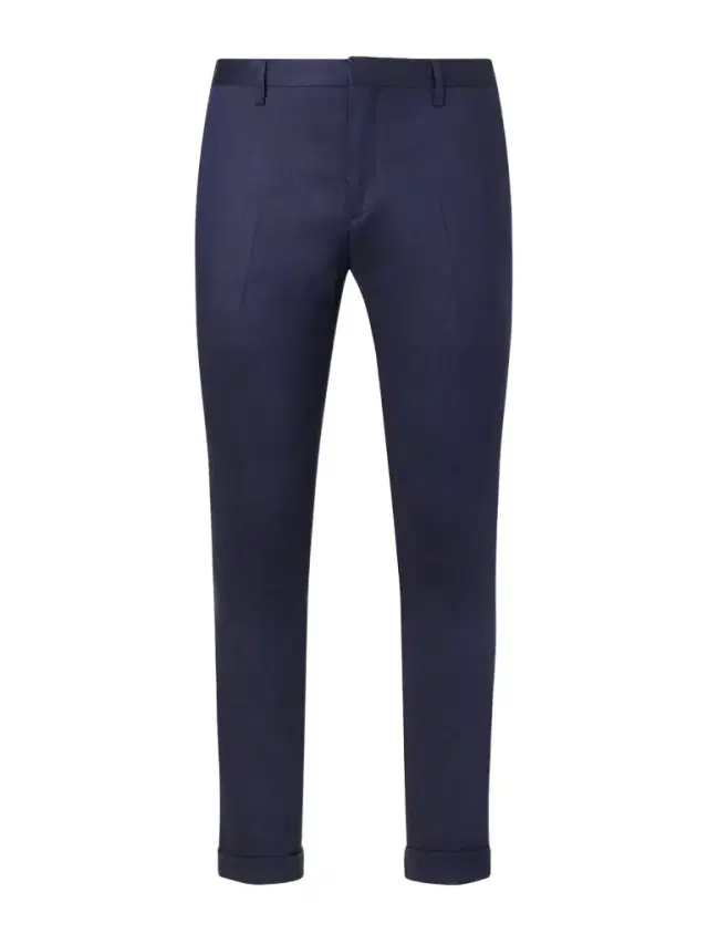 Slim-Fit Straight-Leg Stretch Linen and Wool-Blend Trousers - Men