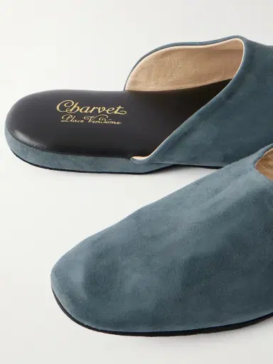 Charvet Suede Slippers - Men | Thumbnail 5 Charvet Suede Slippers - Men | Thumbnail 5