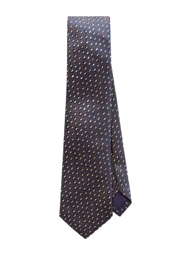 8.5cm Embroidered Silk-Jacquard Tie - Men 8.5cm Embroidered Silk-Jacquard Tie - Men