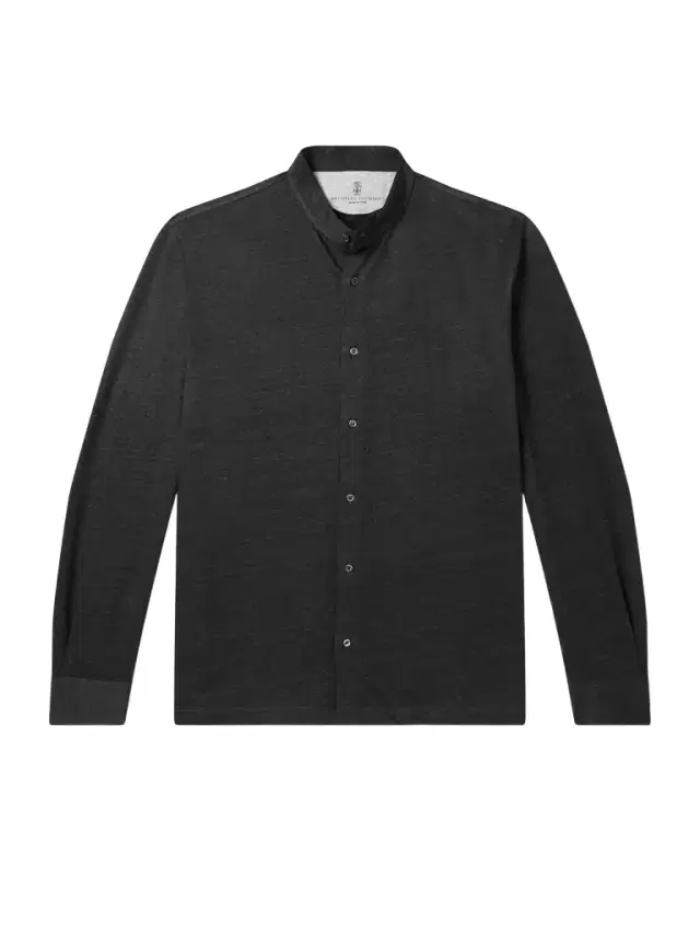 Brunello Cucinelli Linen and Cotton-Blend Shirt - Men