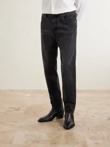 Dolce & Gabbana Straight-Leg Logo-Appliquéd Jeans - Men | Thumbnail 3