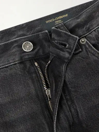 Dolce & Gabbana Straight-Leg Logo-Appliquéd Jeans - Men | Thumbnail 6