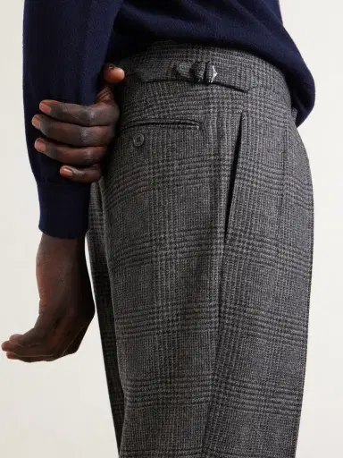 Ralph Lauren Purple Label Straight-Leg Checked Camel Hair Suit Trousers - Men | Thumbnail 5 Ralph Lauren Purple Label Straight-Leg Checked Camel Hair Suit Trousers - Men | Thumbnail 5