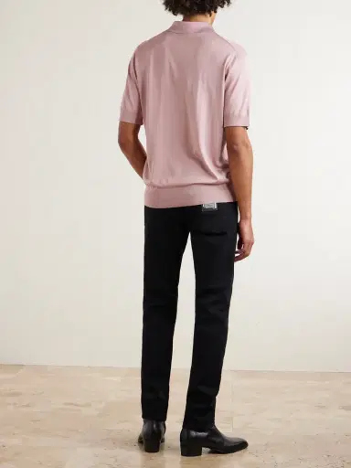 Dolce & Gabbana Slim-Fit Straight-Leg Logo-Appliquéd Jeans - Men | Thumbnail 4