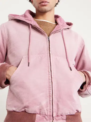 Auralee Garment-Dyed Cotton-Canvas Zip-Up Hooded Jacket - Men | Thumbnail 5