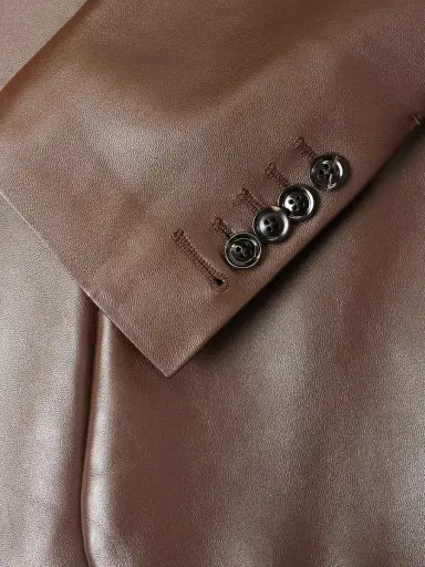 Tom Ford Leather Blazer - Men | Thumbnail 4