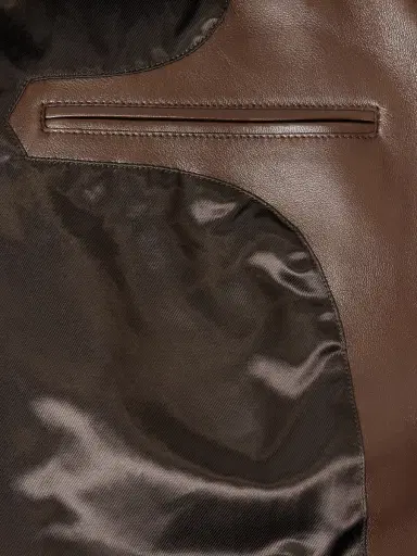 Tom Ford Leather Blazer - Men | Thumbnail 5