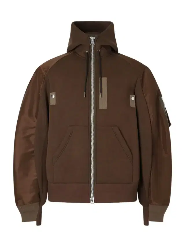 Shell-Trimmed Cotton-Blend Jersey Zip-Up Hoodie - Men