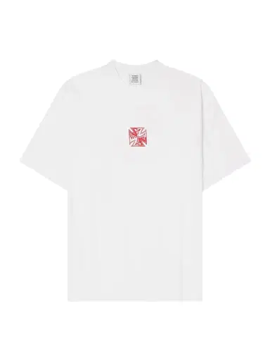 Vetements Biker Cross Logo-Print Cotton-Jersey T-Shirt - Men | Thumbnail 1