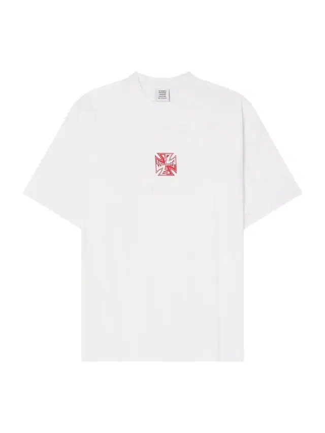 Vetements Biker Cross Logo-Print Cotton-Jersey T-Shirt - Men