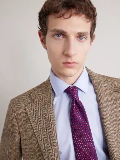 Charvet 8.5cm Embroidered Silk-Jacquard Tie - Men | Thumbnail 3 Charvet 8.5cm Embroidered Silk-Jacquard Tie - Men | Thumbnail 3