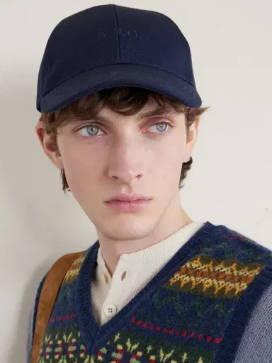 A.P.C. Charlie Logo-Embroidered Cotton-Blend Canvas Baseball Cap - Men | Thumbnail 2 A.P.C. Charlie Logo-Embroidered Cotton-Blend Canvas Baseball Cap - Men | Thumbnail 2