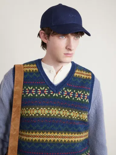 A.P.C. Charlie Logo-Embroidered Cotton-Blend Canvas Baseball Cap - Men | Thumbnail 3 A.P.C. Charlie Logo-Embroidered Cotton-Blend Canvas Baseball Cap - Men | Thumbnail 3