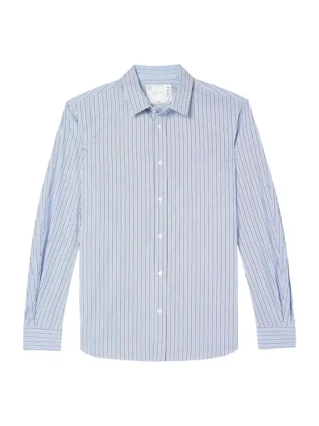 Sacai Striped Cotton-Poplin Shirt - Men