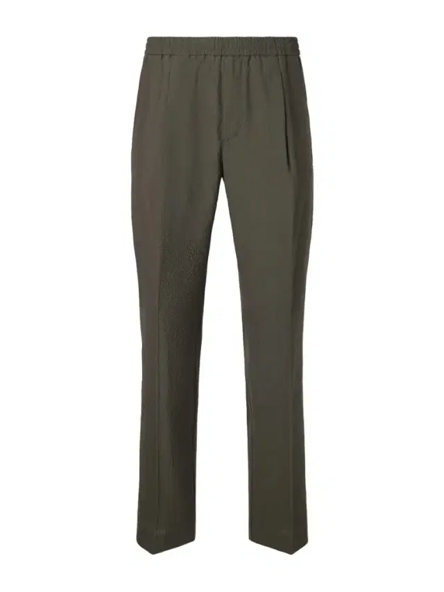 Straight-Leg Pleated Wool-Blend Seersucker Trousers - Men