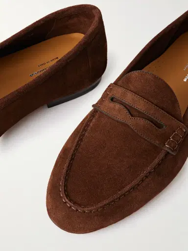 Ralph Lauren Purple Label Suede Penny Loafers - Men | Thumbnail 5 Ralph Lauren Purple Label Suede Penny Loafers - Men | Thumbnail 5