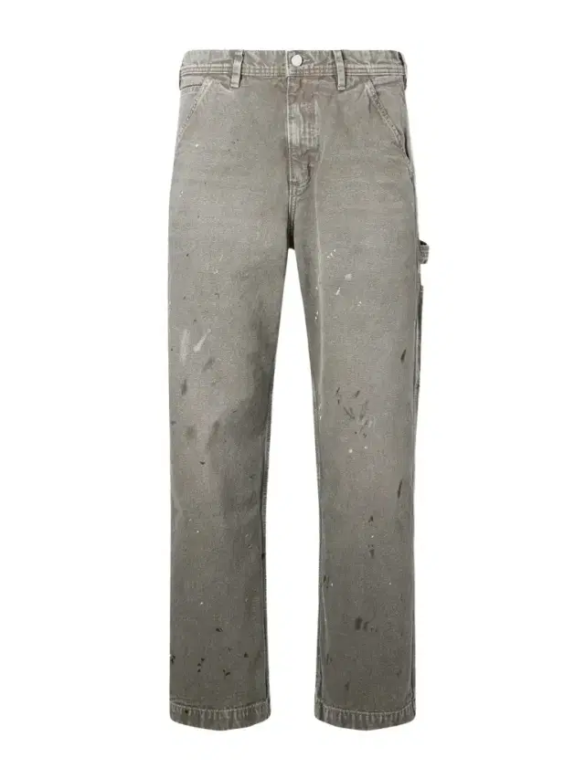 Straight-Leg Paint-Splattered Cotton-Canvas Trousers - Men