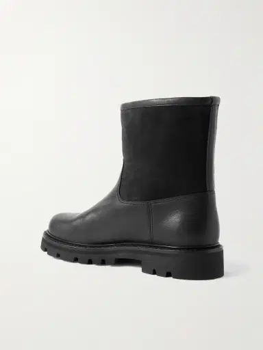 Loro Piana Suilven Walk Shearling-Lined Suede and Leather Boots - Men | Thumbnail 3 Loro Piana Suilven Walk Shearling-Lined Suede and Leather Boots - Men | Thumbnail 3