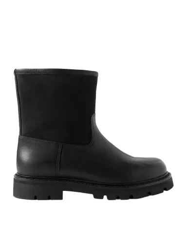 Loro Piana Suilven Walk Shearling-Lined Suede and Leather Boots - Men | Thumbnail 1 Loro Piana Suilven Walk Shearling-Lined Suede and Leather Boots - Men | Thumbnail 1