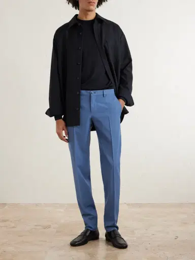Dolce & Gabbana Slim-Fit Straight-Leg Wool Suit Trousers - Men | Thumbnail 2 Dolce & Gabbana Slim-Fit Straight-Leg Wool Suit Trousers - Men | Thumbnail 2