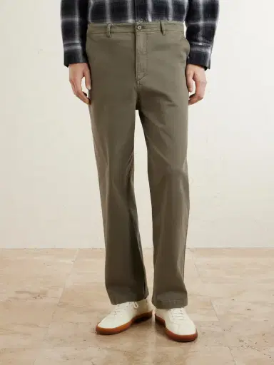 Frame Straight-Leg Cotton-Blend Twill Chinos - Men | Thumbnail 3 Frame Straight-Leg Cotton-Blend Twill Chinos - Men | Thumbnail 3