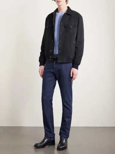 Canali Suede Blouson Jacket - Men | Thumbnail 2