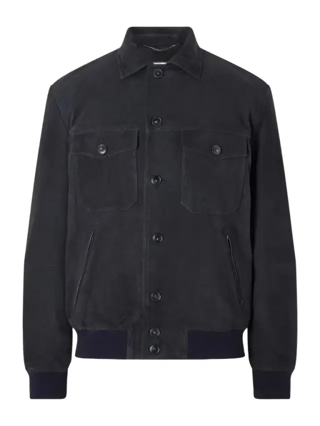 Canali Suede Blouson Jacket - Men