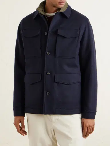 Valstar Demetry Wool-Blend Field Jacket with Detachable Shell Gilet - Men | Thumbnail 3
