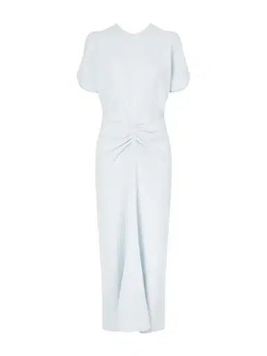 Victoria Beckham Gathered Crepe Midi Dress | Thumbnail 1